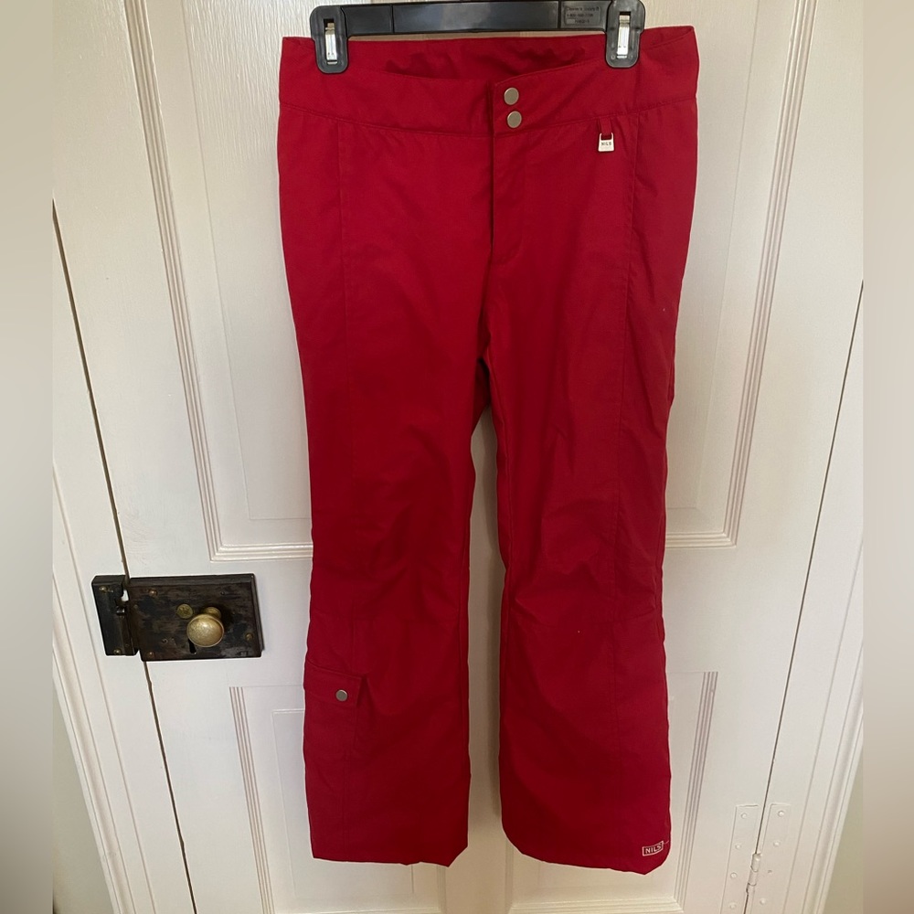 NILS red ski / snowboard pants size 4